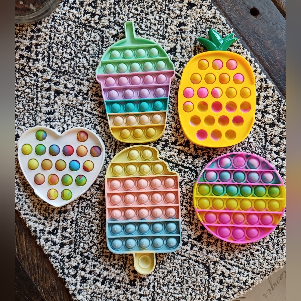 Colorful Fidget Pop it Set